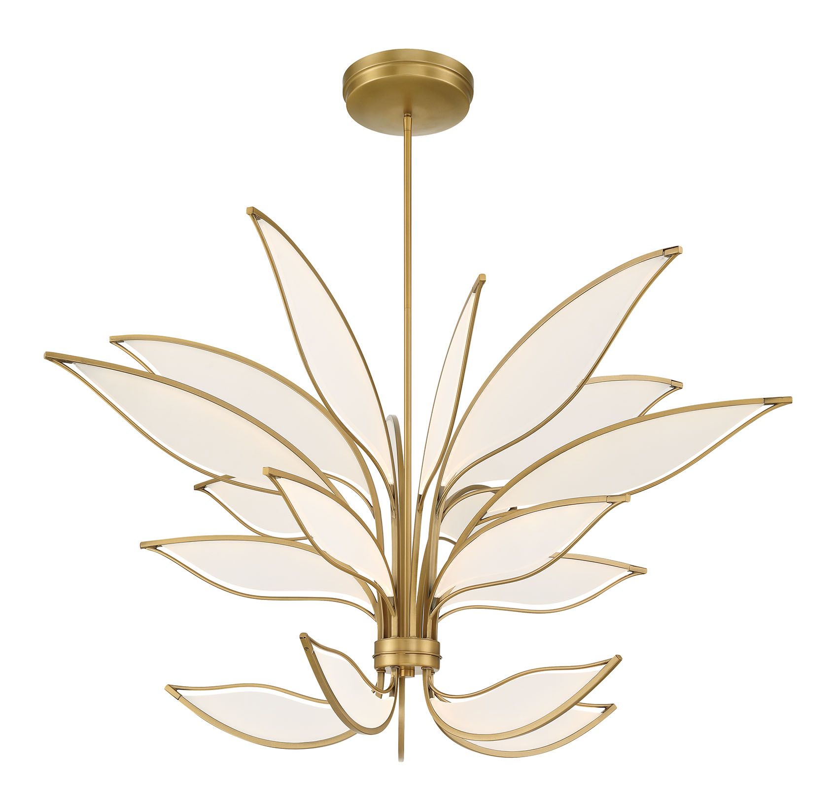 Image 6 Minka-Lavery Papilio LED 46-in Legacy Brass Indoor Chandelier more views