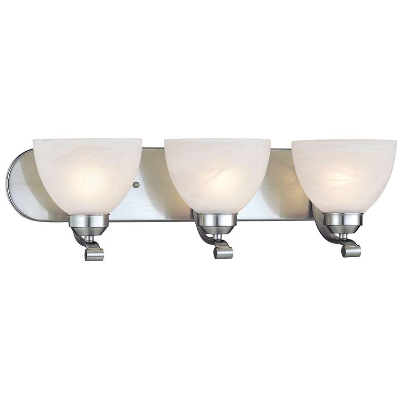 Image 1 Minka-Lavery Paradox 3-Light Brushed Nickel Bath Light