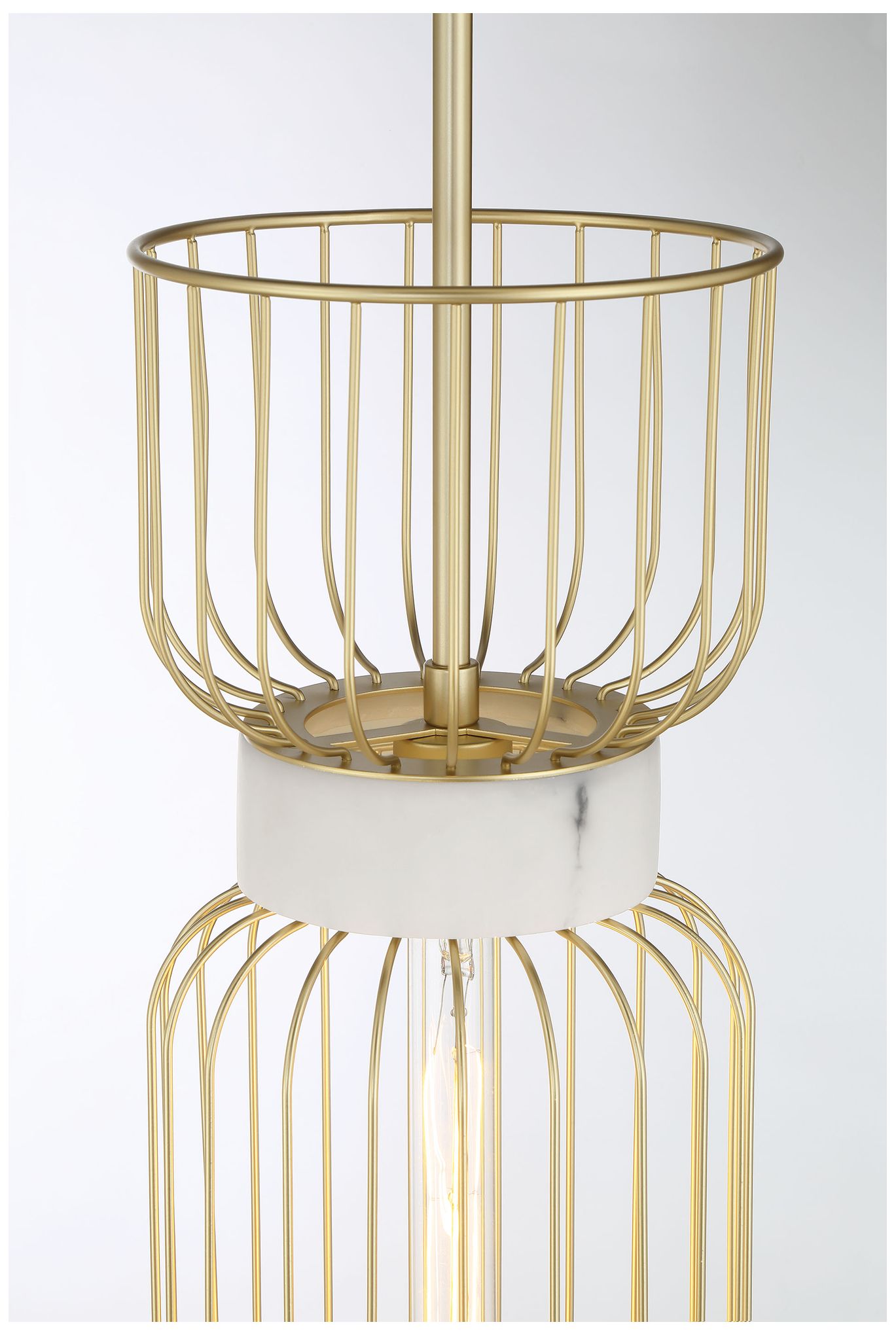 Image 2 Minka-Lavery Park Slope 1-Light Nouveau Gold Mini Pendant more views