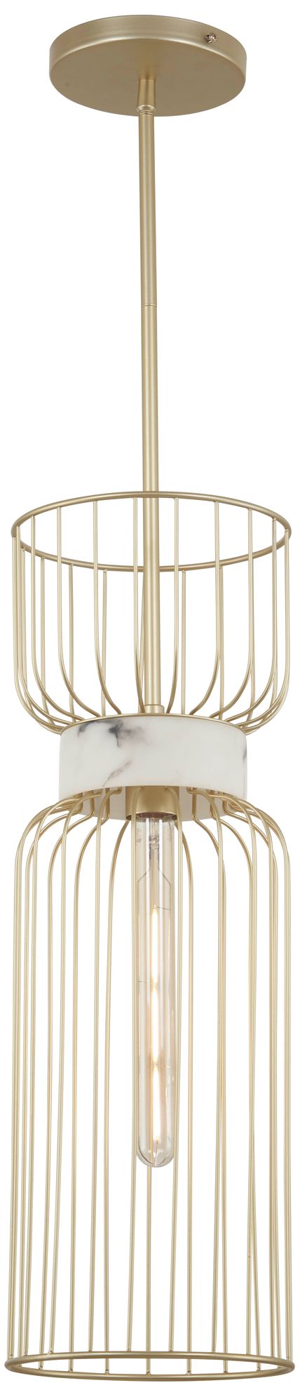 Image 5 Minka-Lavery Park Slope 1-Light Nouveau Gold Mini Pendant more views
