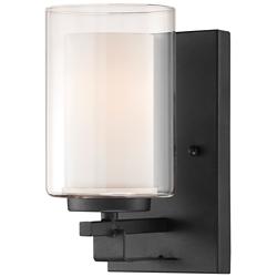 Minka Lavery Parson Studio 8 3/4" High Sand Coal Wall Sconce
