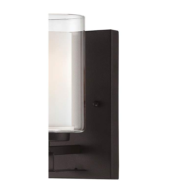 Image 2 Minka Lavery Parson Studio 8 3/4" High Sand Coal Wall Sconce more views