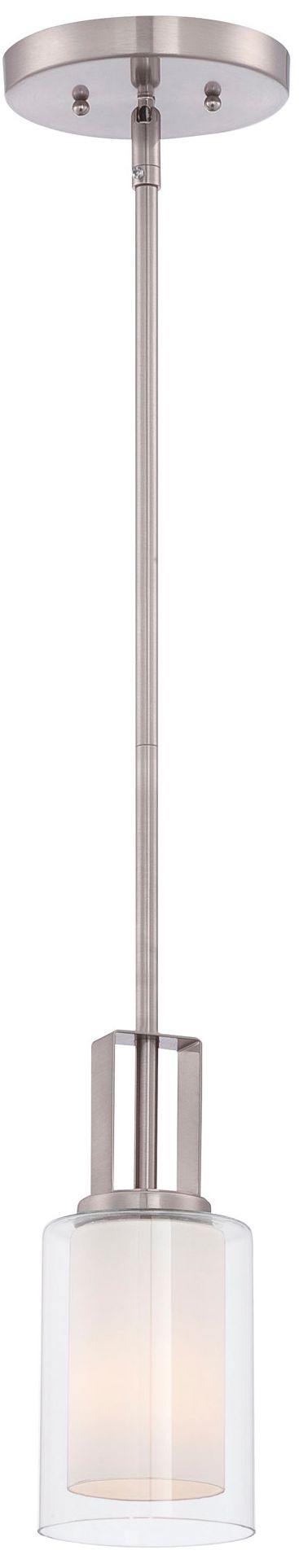 Minka-Lavery Parsons Studio 1-Light Brushed Nickel Mini Pendant