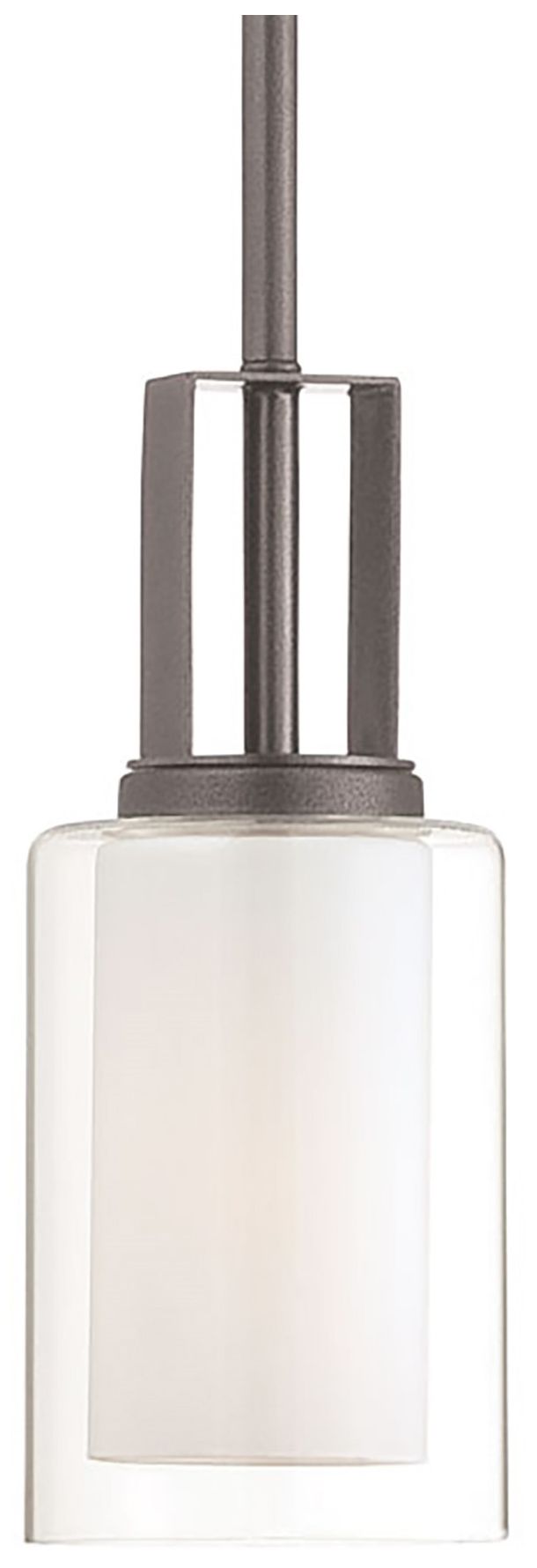 Image 4 Minka-Lavery Parsons Studio 1-Light Smoked Iron Mini Pendant more views