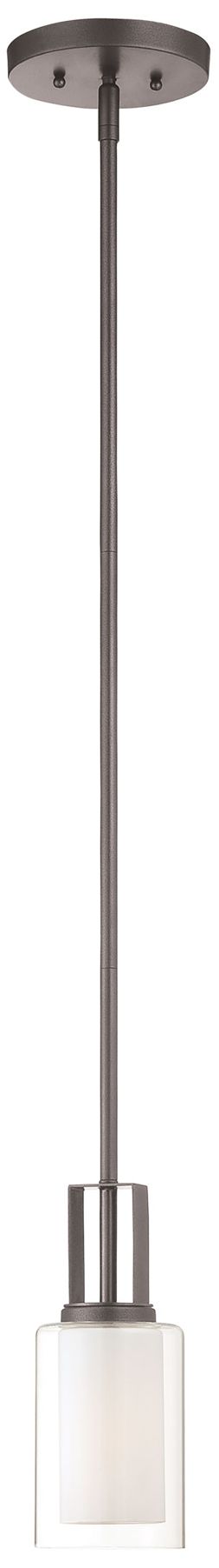 Image 6 Minka-Lavery Parsons Studio 1-Light Smoked Iron Mini Pendant more views