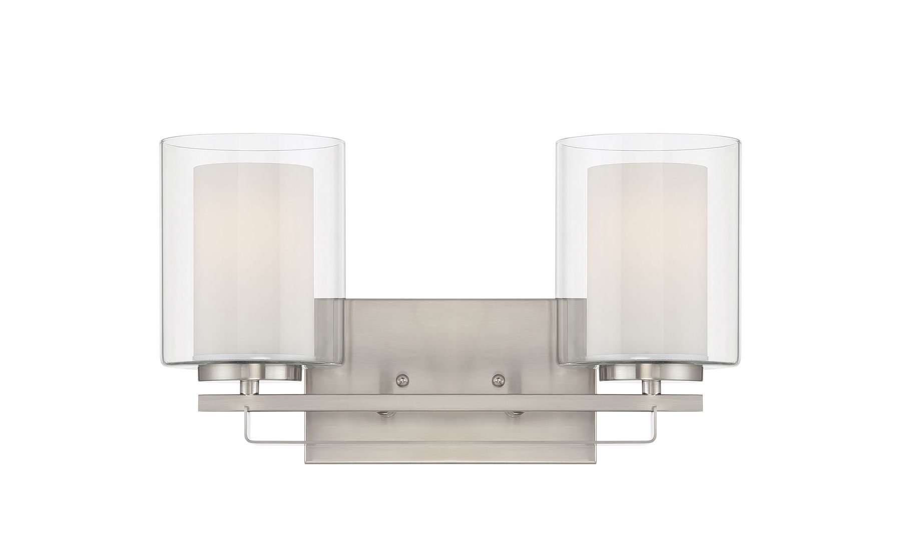 Image 3 Minka-Lavery Parsons Studio 2-Light Brushed Nickel Vanity Light more views