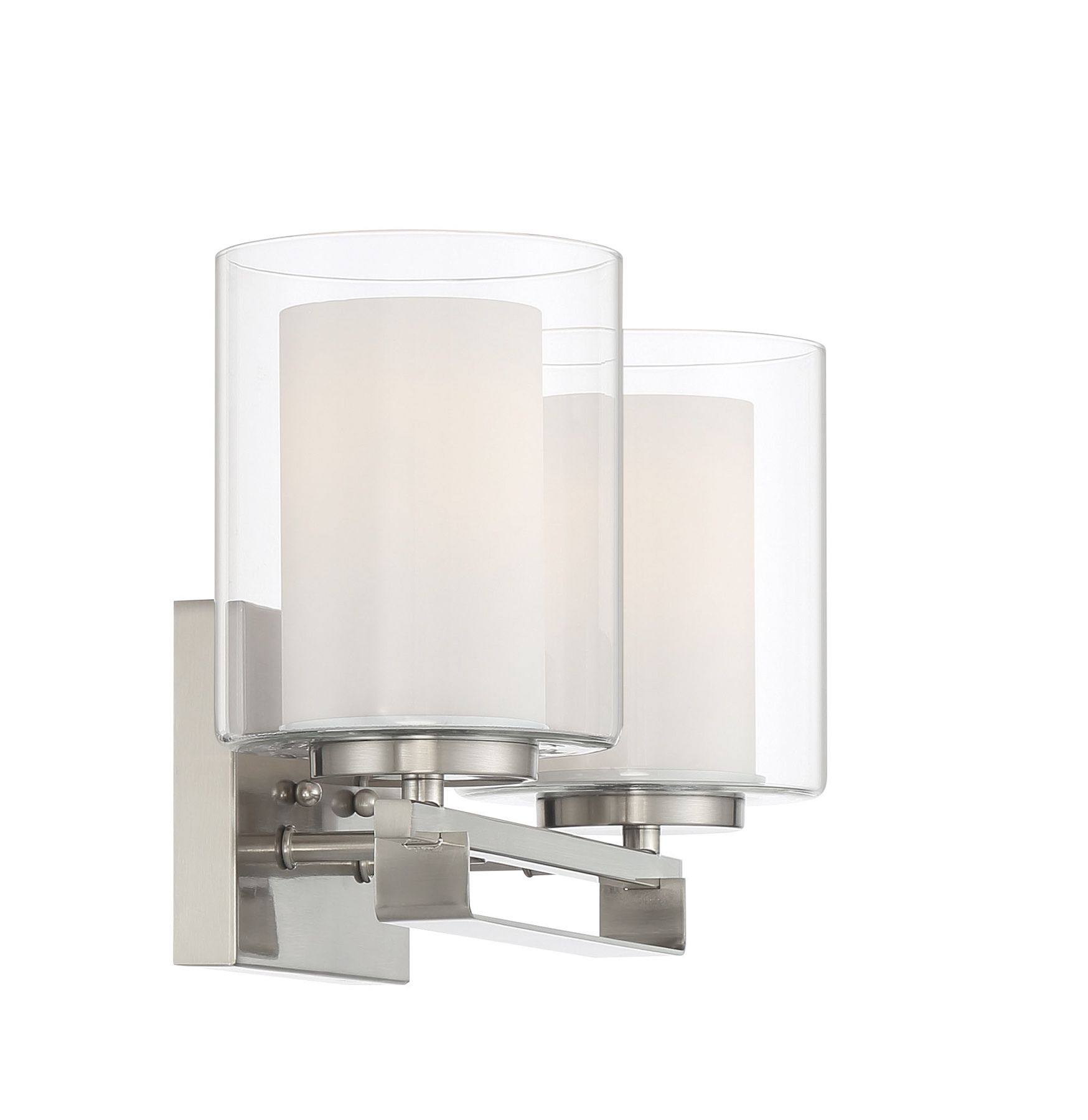 Image 4 Minka-Lavery Parsons Studio 2-Light Brushed Nickel Vanity Light more views
