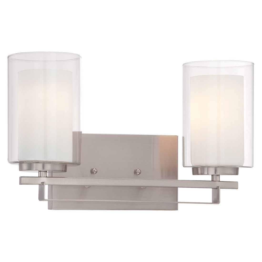 Image 5 Minka-Lavery Parsons Studio 2-Light Brushed Nickel Vanity Light more views