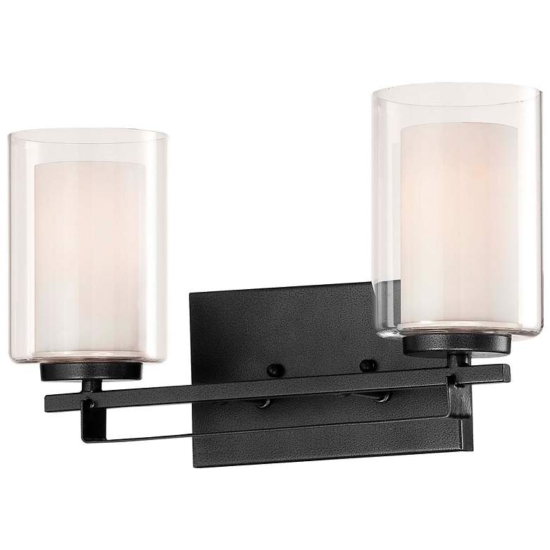 Image 1 Minka-Lavery Parsons Studio 2-Light Sand Coal Bath