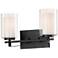 Minka-Lavery Parsons Studio 2-Light Sand Coal Bath