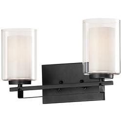 Minka-Lavery  Parsons Studio 2-Light Sand Coal Bath