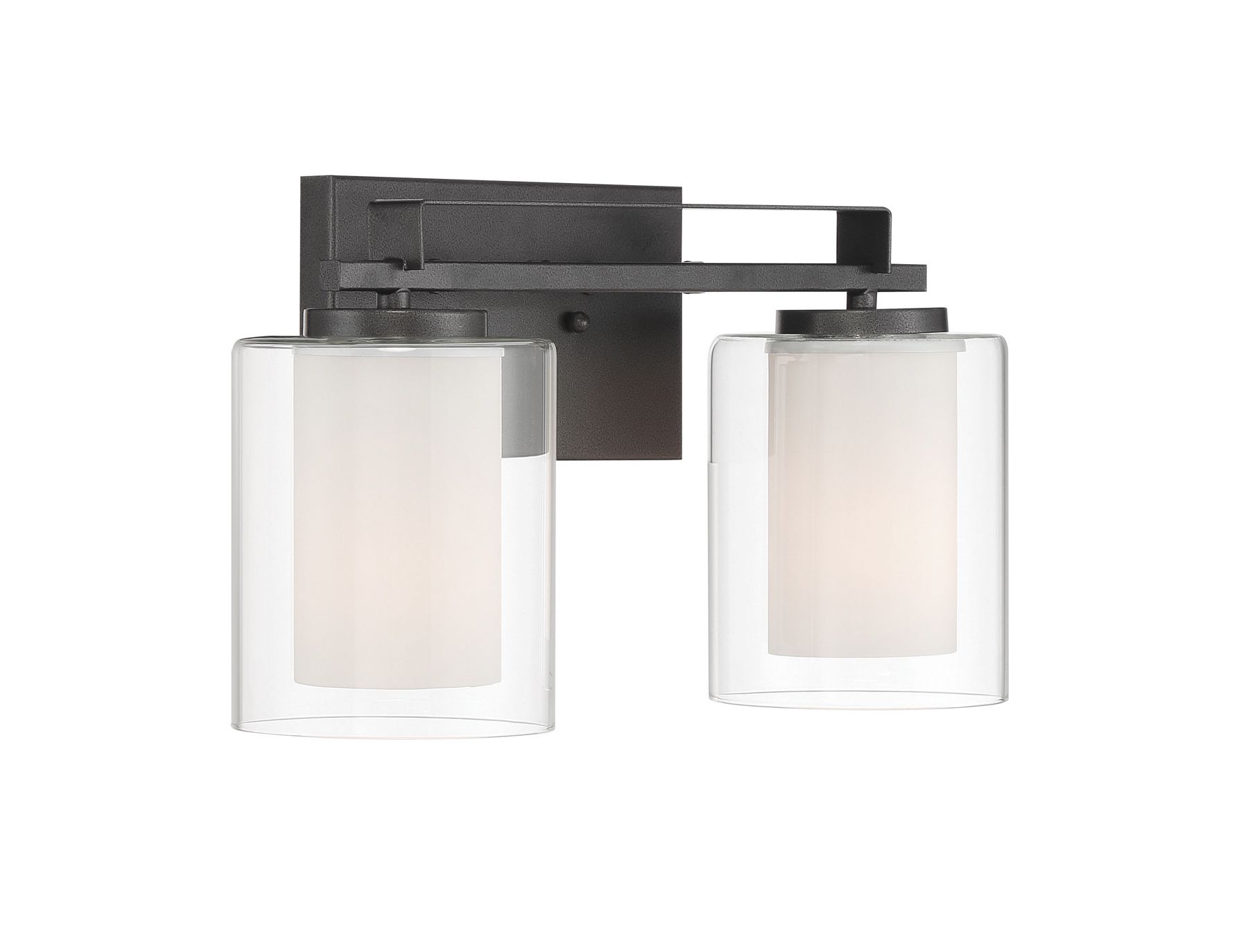 Image 6 Minka-Lavery Parsons Studio 2-Light Smoked Iron Vanity Light more views