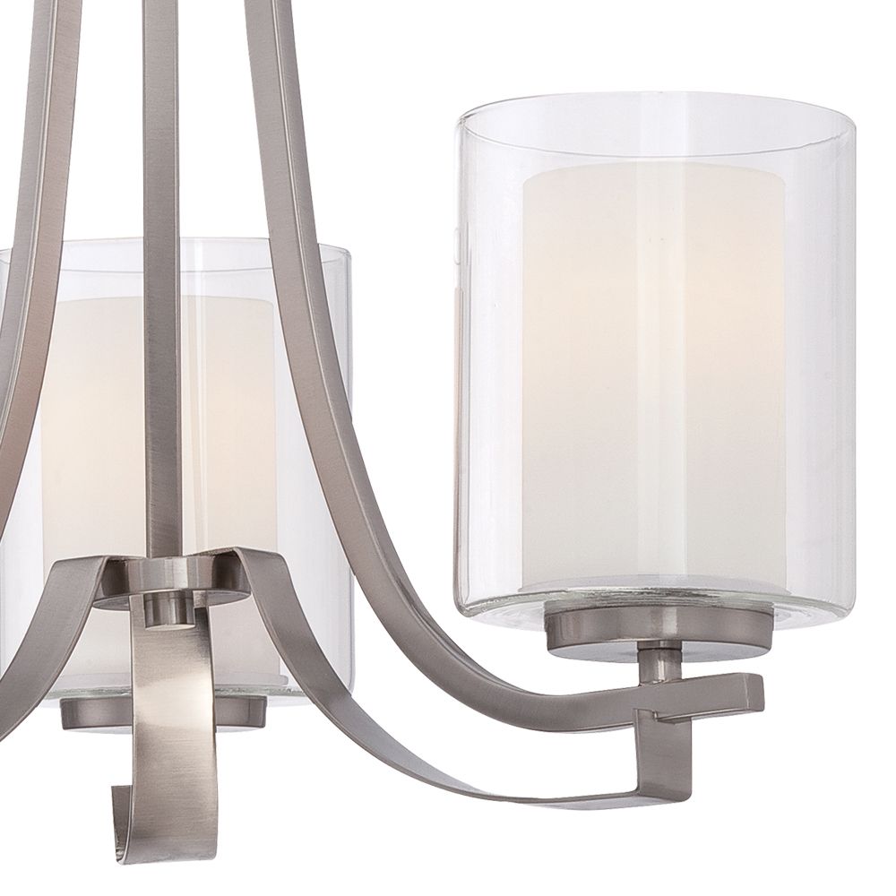 Image 7 Minka-Lavery Parsons Studio 3-Light Brushed Nickel Mini Chandelier more views