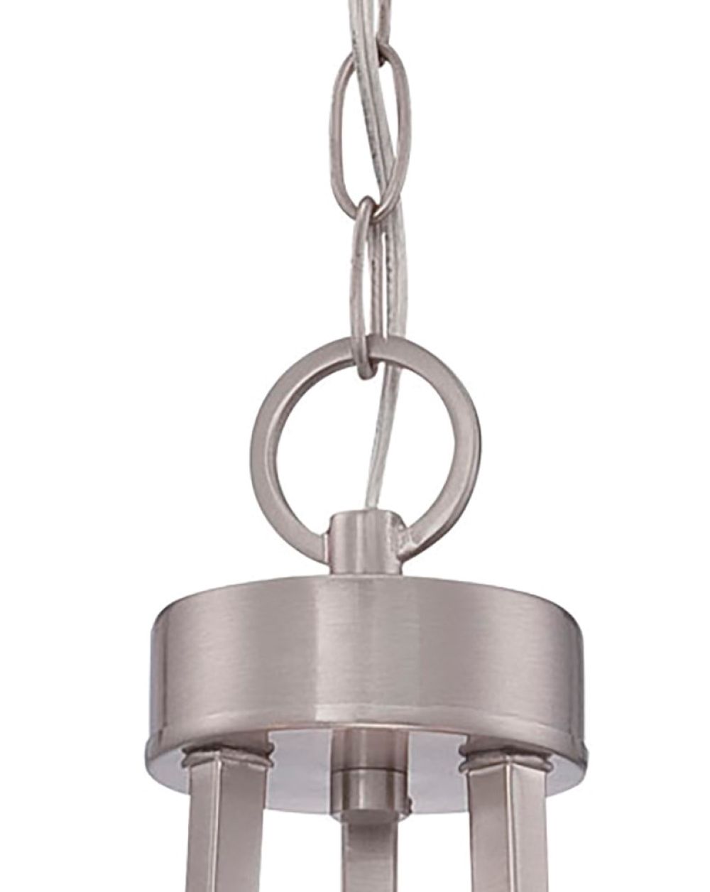Minka-Lavery Parsons Studio 3-Light Brushed Nickel Mini Chandelier in scene