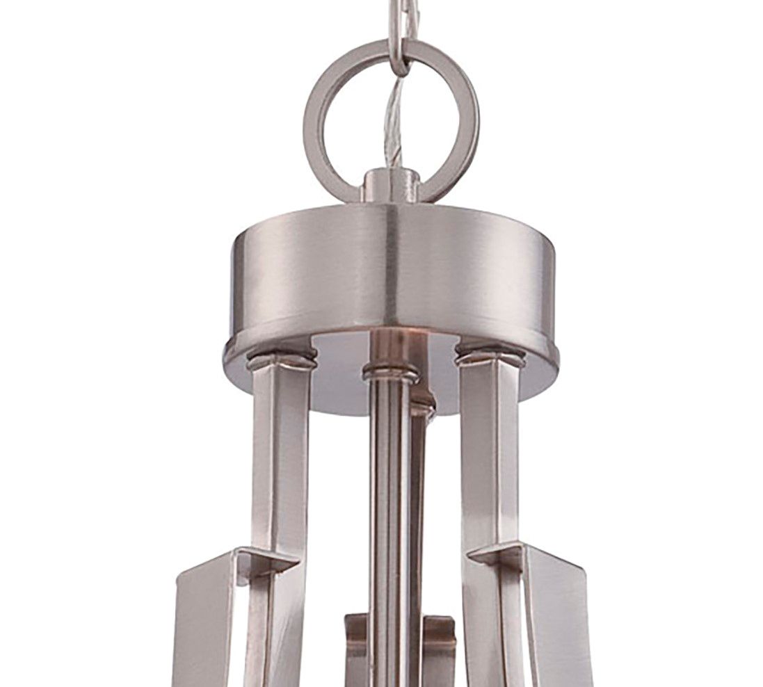 Minka-Lavery Parsons Studio 3-Light Brushed Nickel Pendant in scene