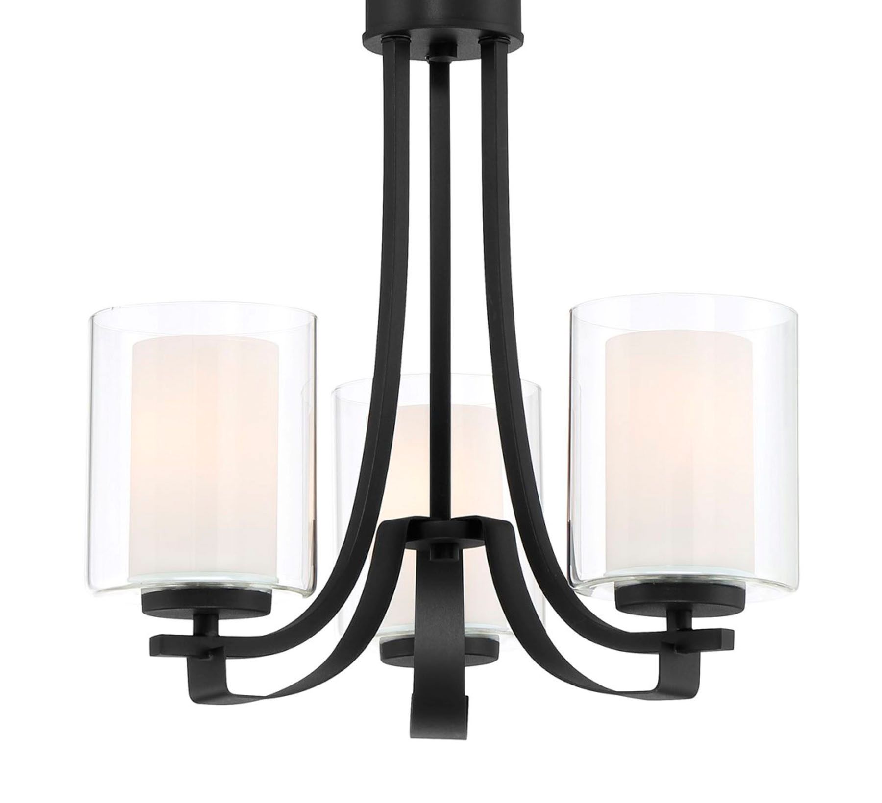 Image 4 Minka-Lavery Parsons Studio 3-Light Sand Coal Chandelier more views