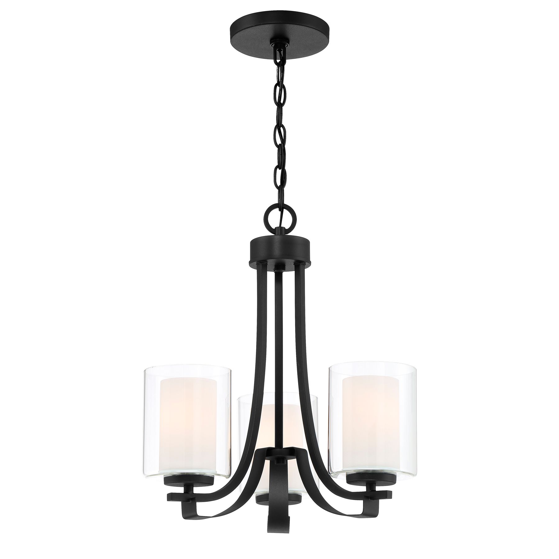 Image 6 Minka-Lavery Parsons Studio 3-Light Sand Coal Chandelier more views