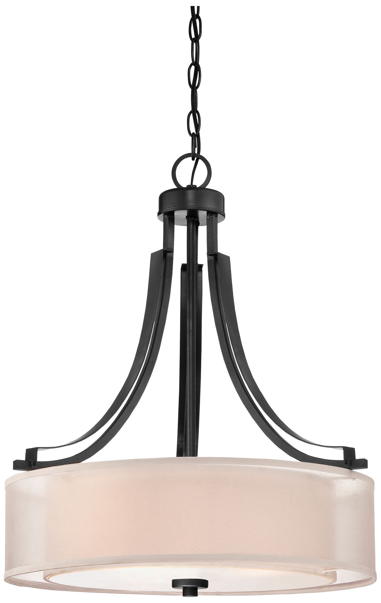 Minka-Lavery Parsons Studio 3-Light Sand Coal Pendant