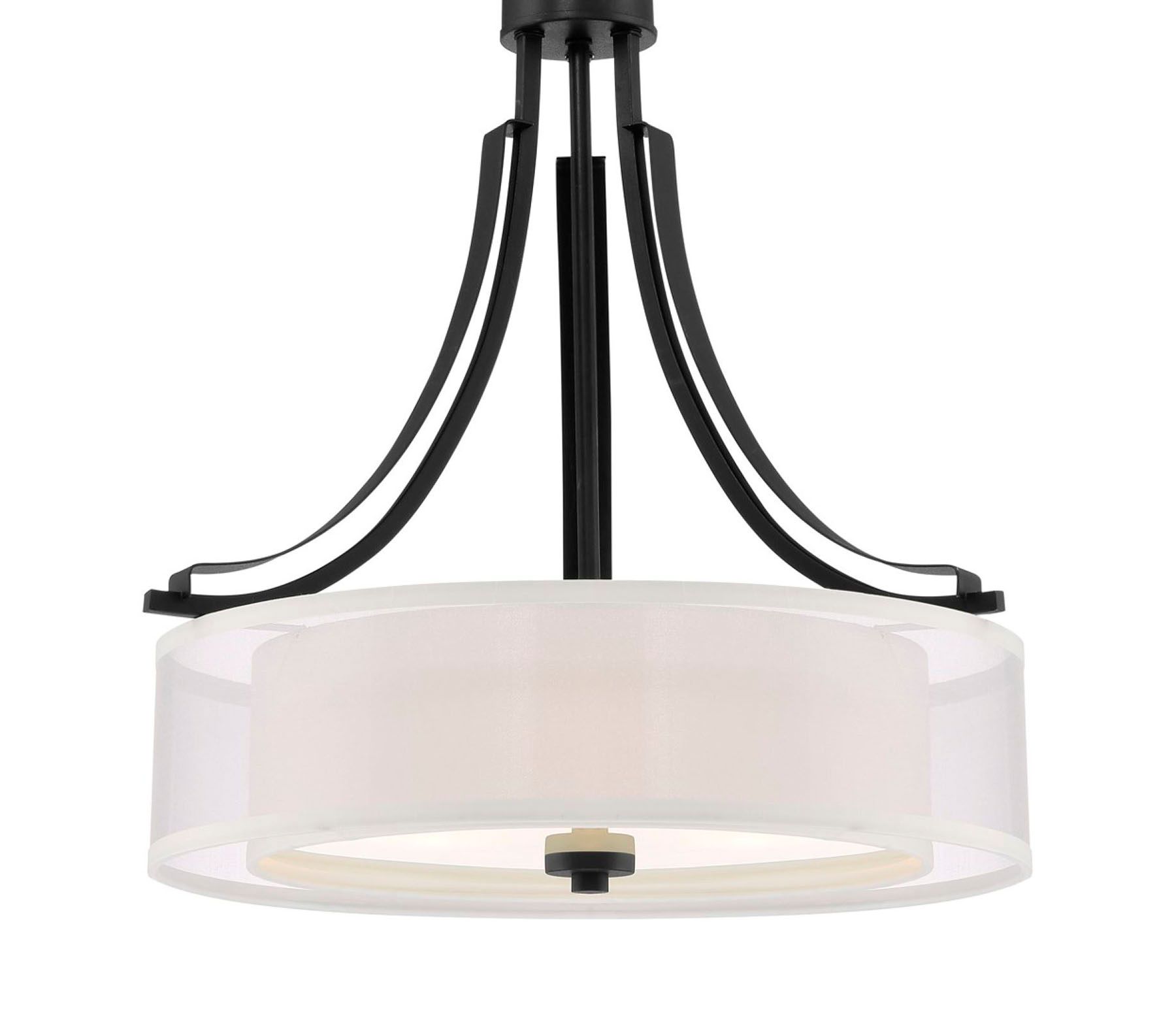 Image 4 Minka-Lavery Parsons Studio 3-Light Sand Coal Pendant more views