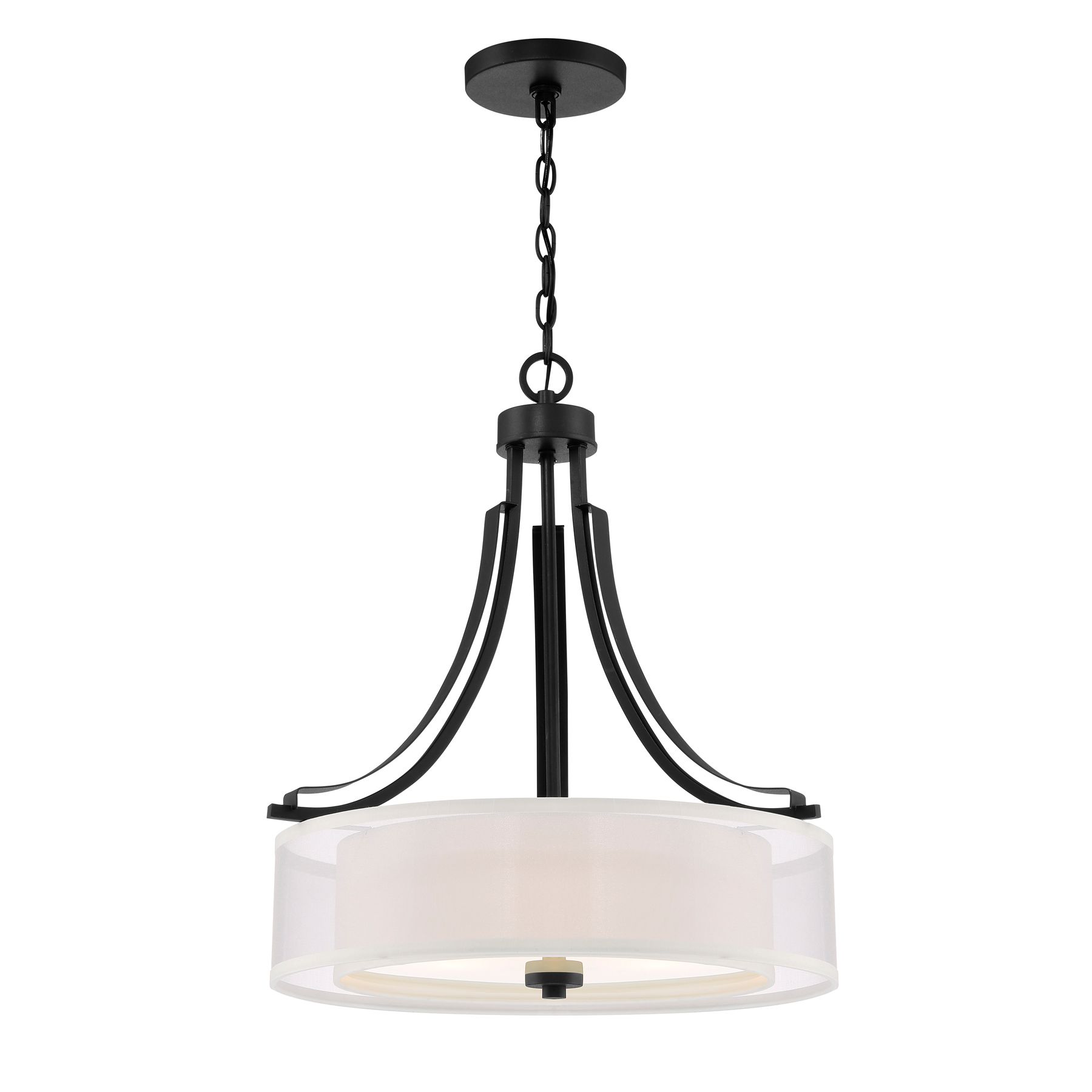 Image 6 Minka-Lavery Parsons Studio 3-Light Sand Coal Pendant more views