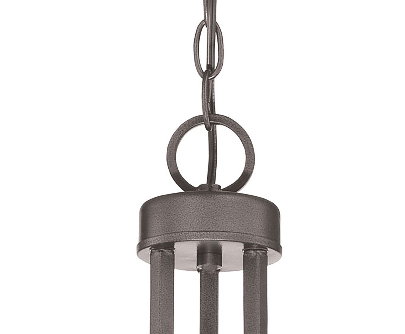 Image 5 Minka-Lavery Parsons Studio 3-Light Smoked Iron Chandelier with Shades more views