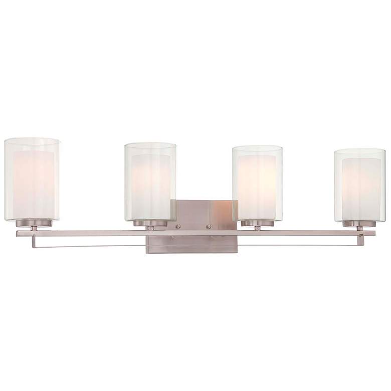 Image 1 Minka-Lavery Parsons Studio 32 1/2" Wide Brushed Nickel Bath Bar