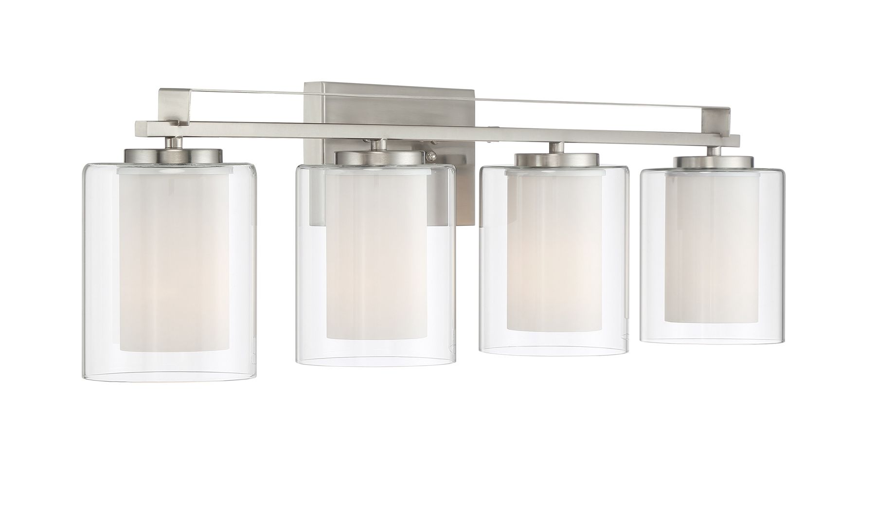 Image 3 Minka-Lavery Parsons Studio 4-Light Brushed Nickel Bath Bar more views