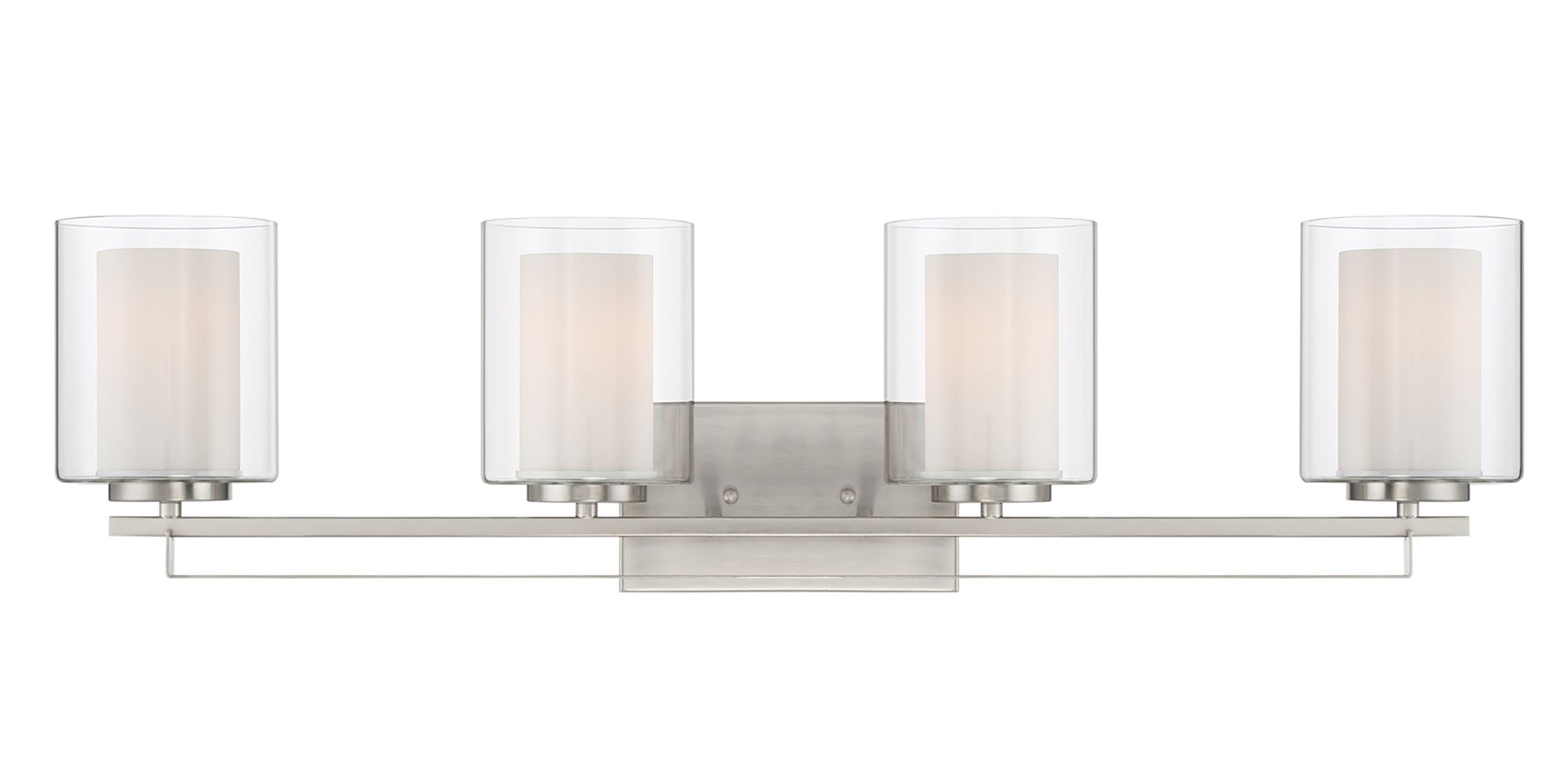 Image 4 Minka-Lavery Parsons Studio 4-Light Brushed Nickel Bath Bar more views