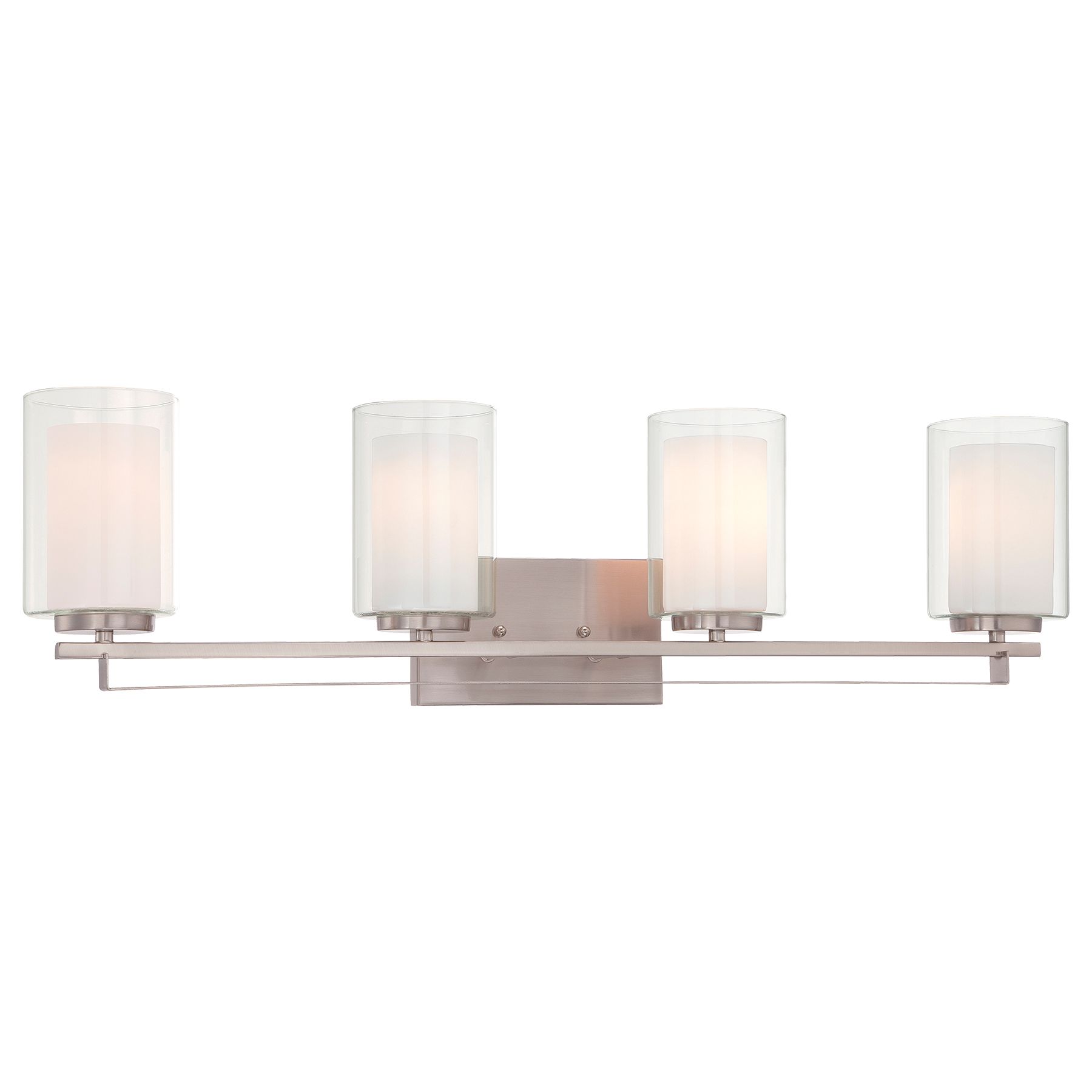 Image 5 Minka-Lavery Parsons Studio 4-Light Brushed Nickel Bath Bar more views