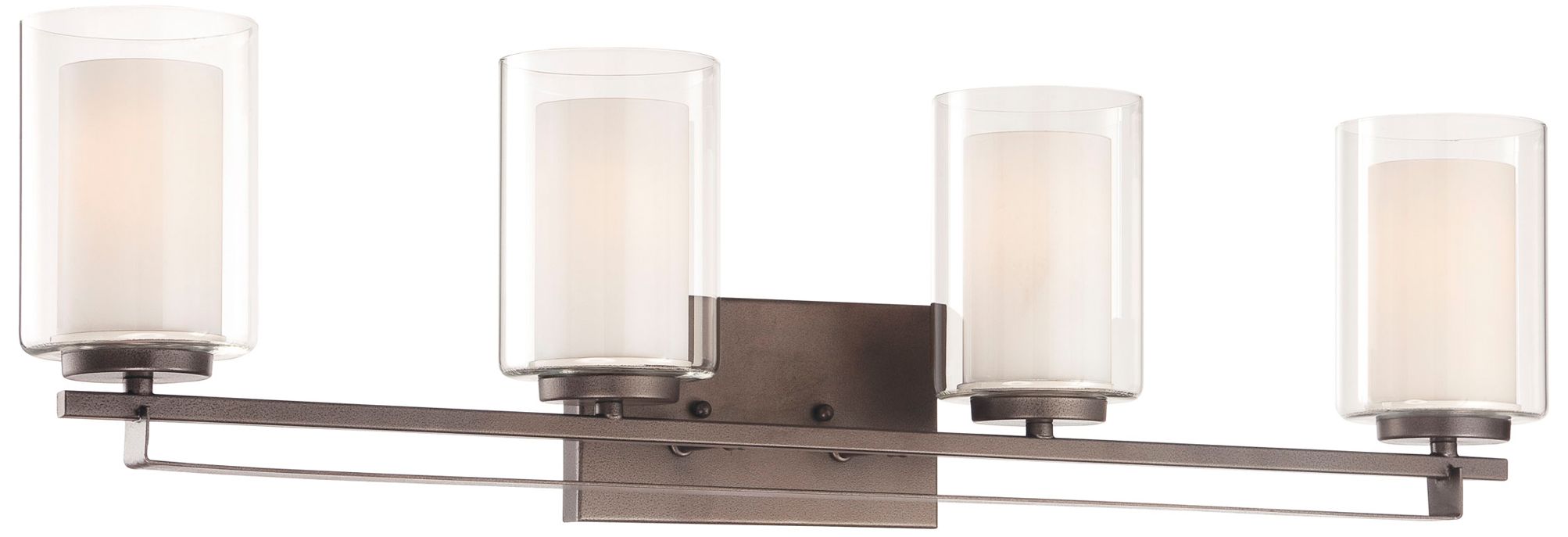 Minka-Lavery Parsons Studio 4-Light Smoked Iron Bath