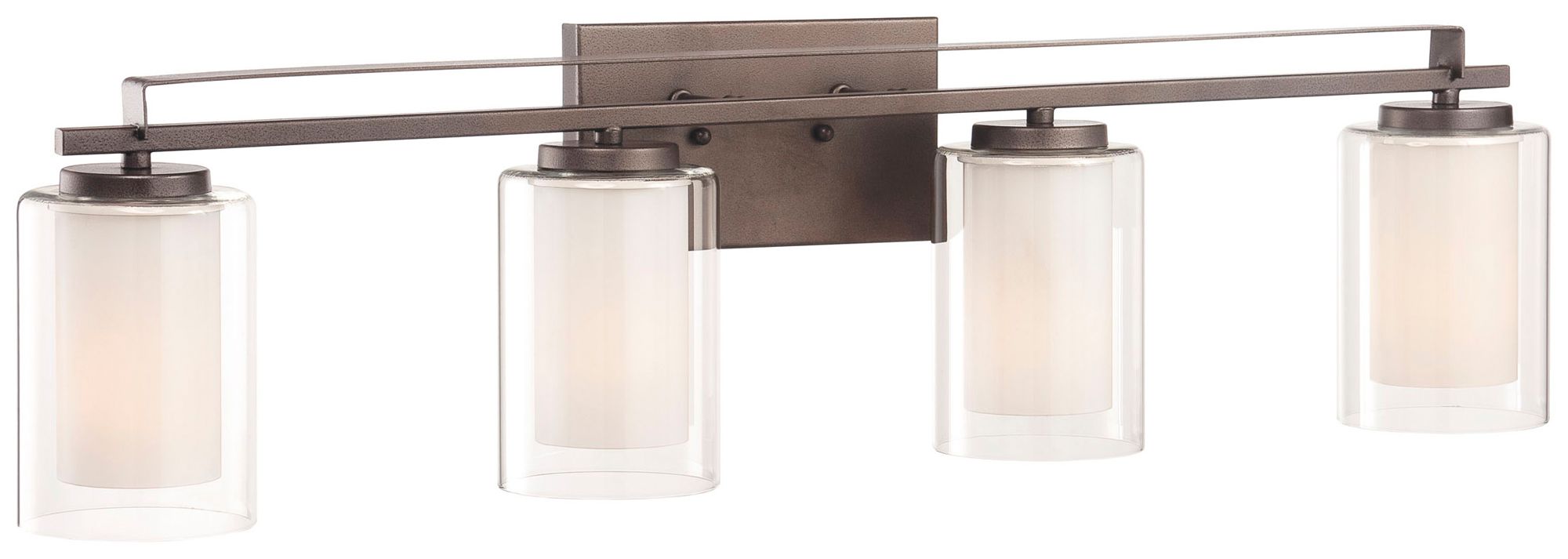 Image 3 Minka-Lavery Parsons Studio 4-Light Smoked Iron Bath more views