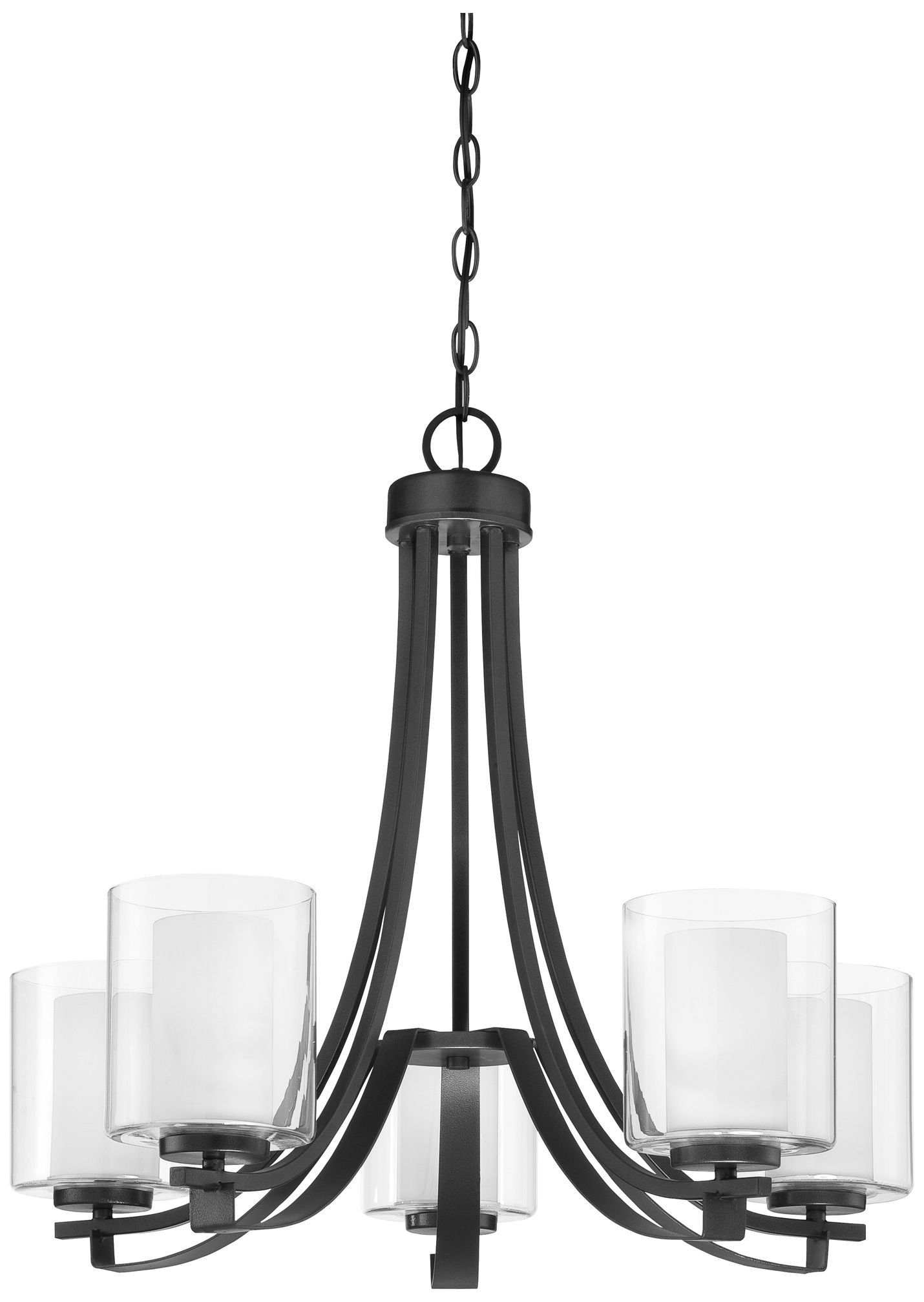 Image 2 Minka-Lavery Parsons Studio 5-Light Sand Coal Chandelier