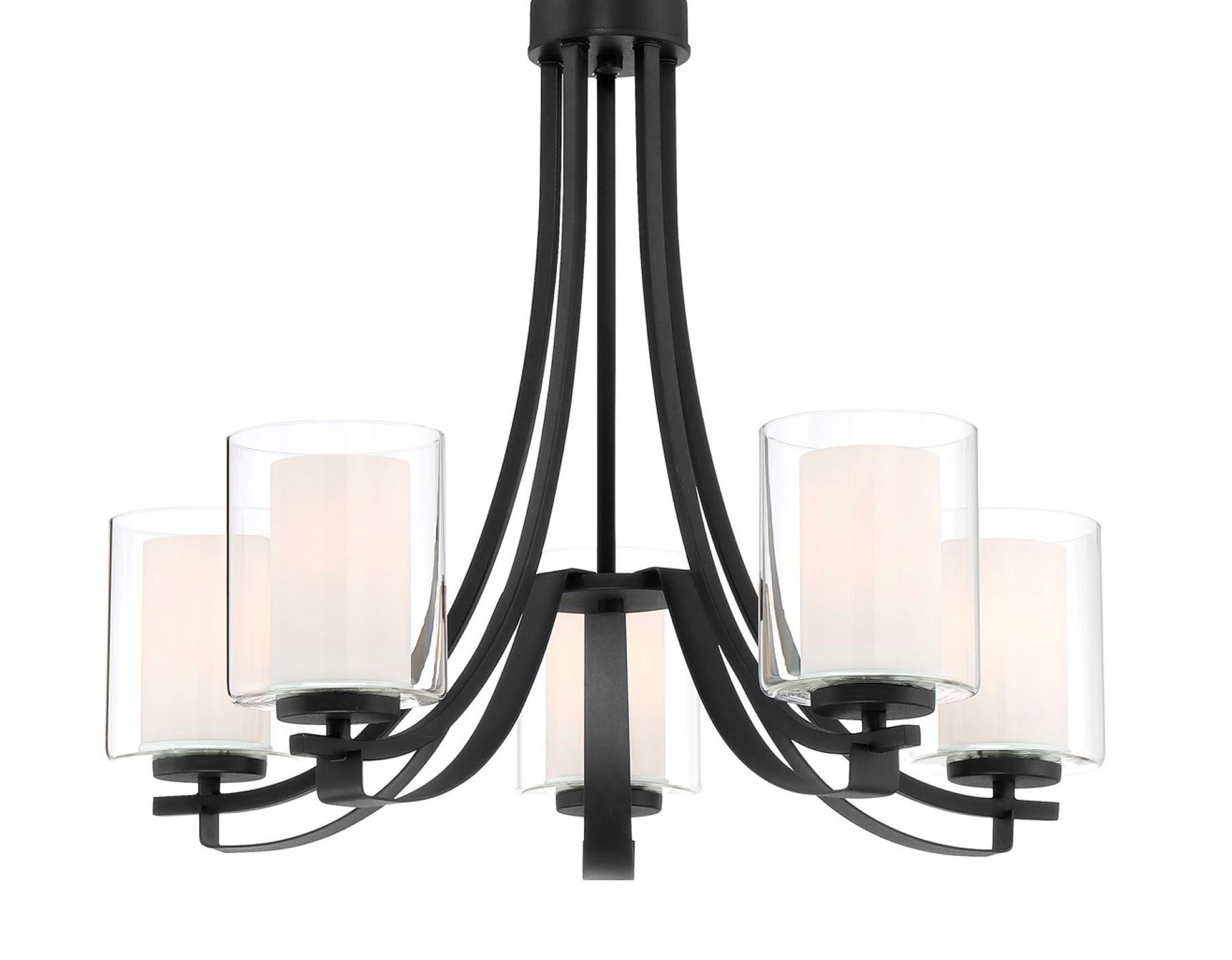 Image 4 Minka-Lavery Parsons Studio 5-Light Sand Coal Chandelier more views
