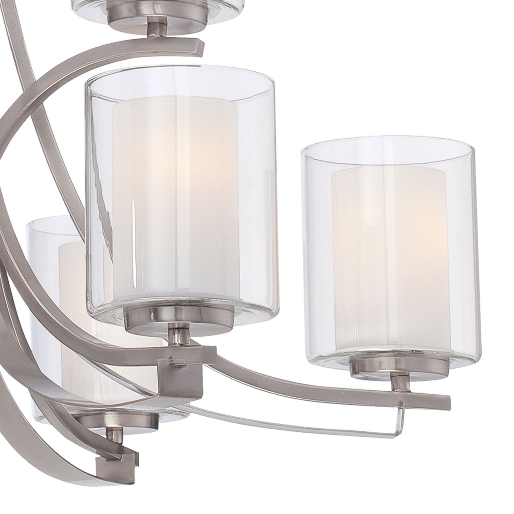 Image 6 Minka-Lavery Parsons Studio 9-Light Brushed Nickel Chandelier more views