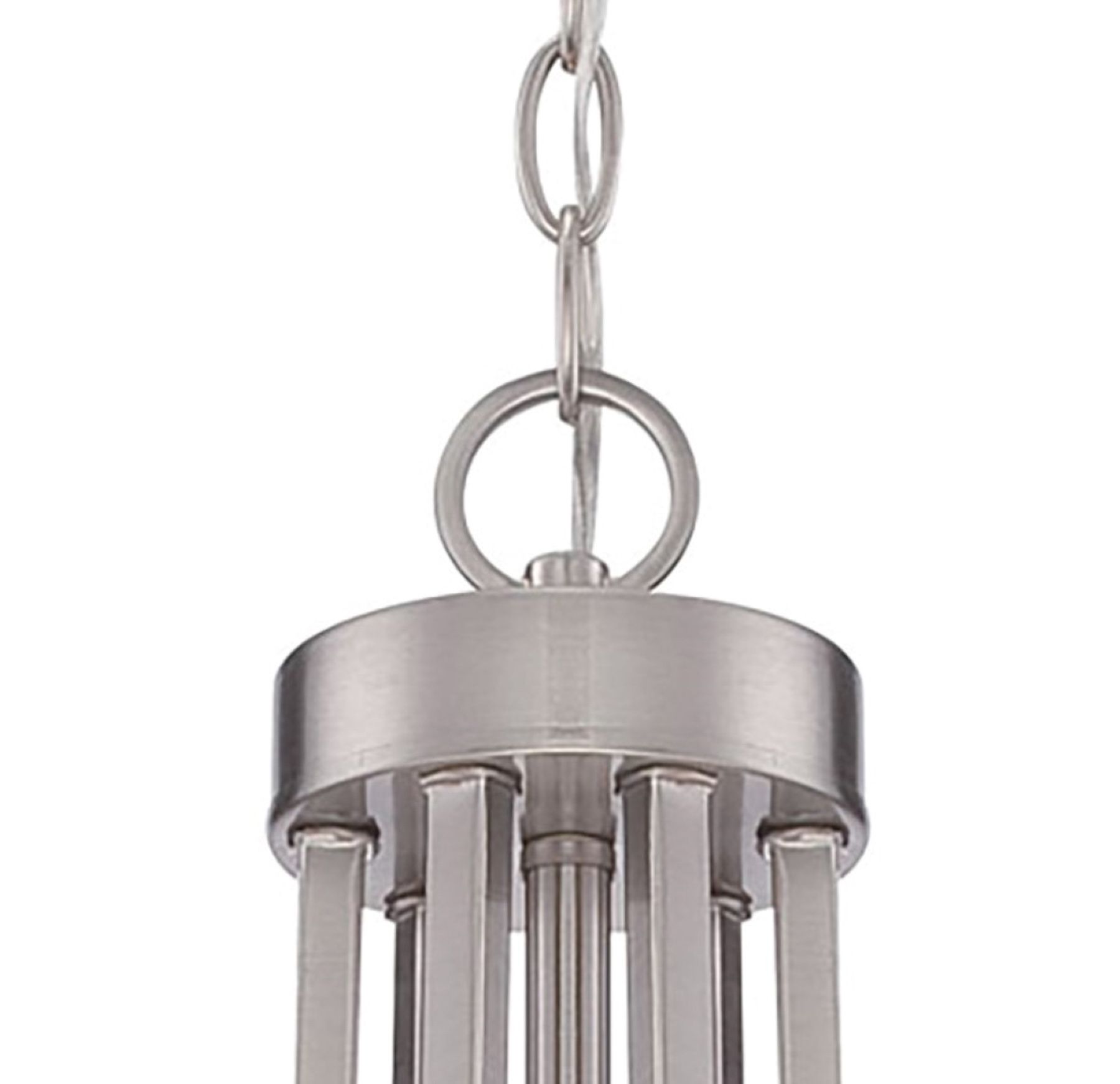 Image 7 Minka-Lavery Parsons Studio 9-Light Brushed Nickel Chandelier more views