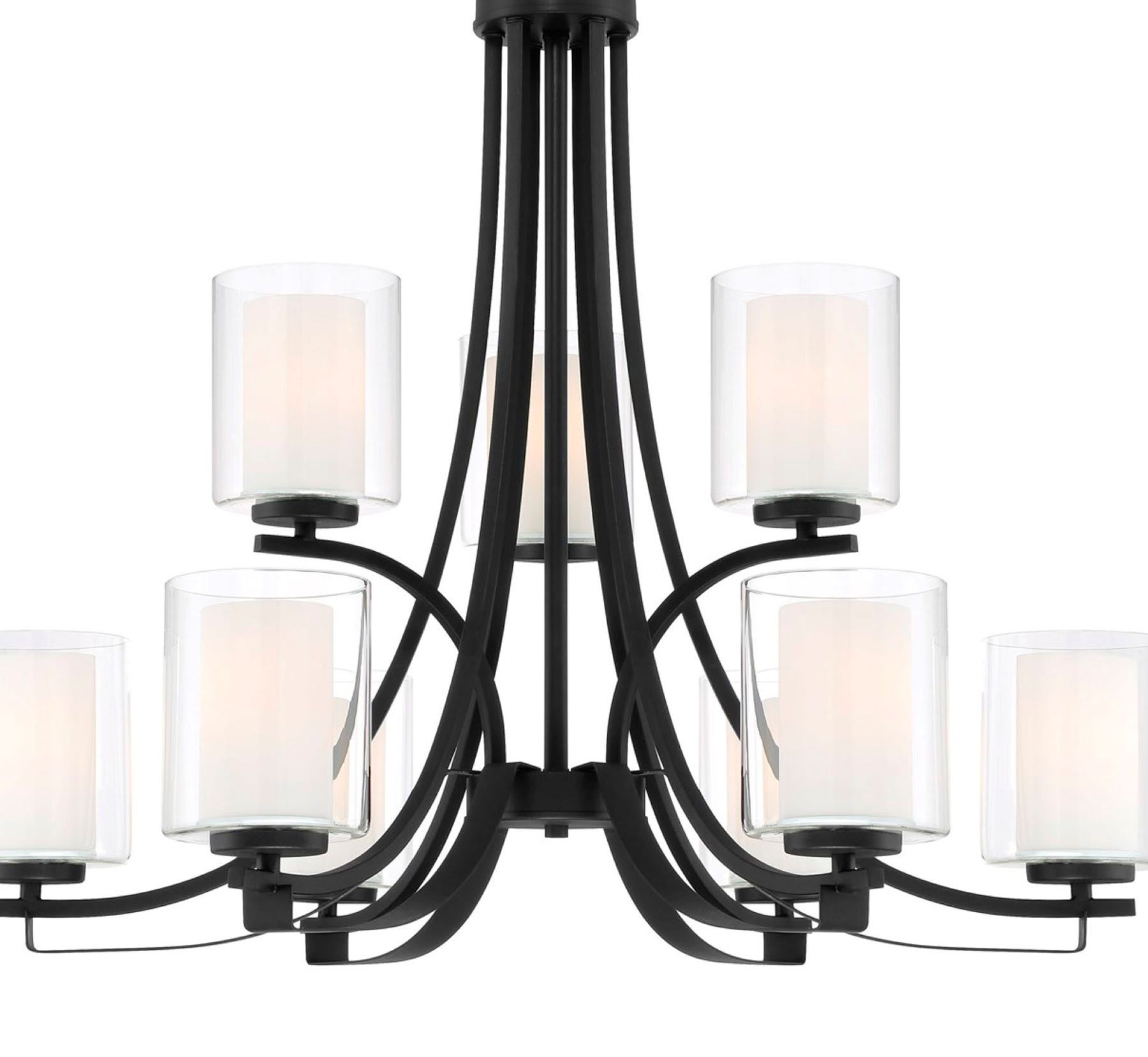 Image 5 Minka-Lavery Parsons Studio 9-Light Sand Coal Chandelier more views