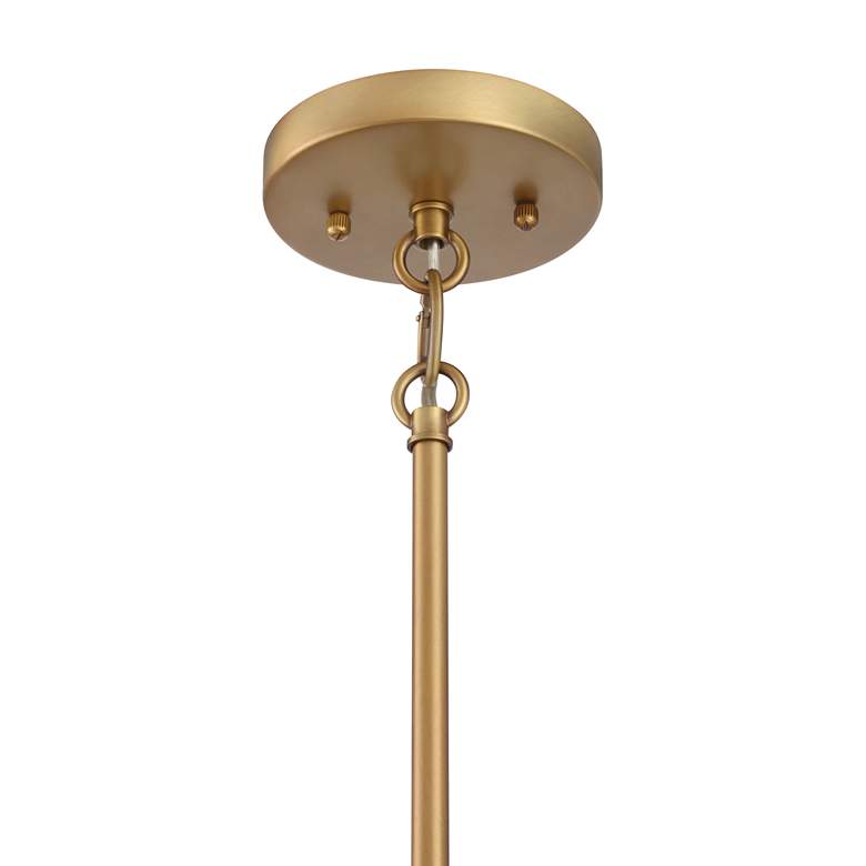 Image 5 Minka-Lavery Paxos 1-Light 15.5-in Legacy Brass and Black Indoor Pendant more views