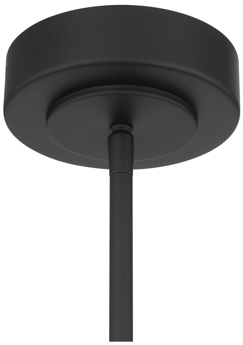Image 6 Minka Lavery Pearl LED 2.5in Dark Matte Black Mini Pendant with Glass Shade more views