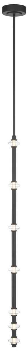 Image 7 Minka Lavery Pearl LED 2.5in Dark Matte Black Mini Pendant with Glass Shade more views
