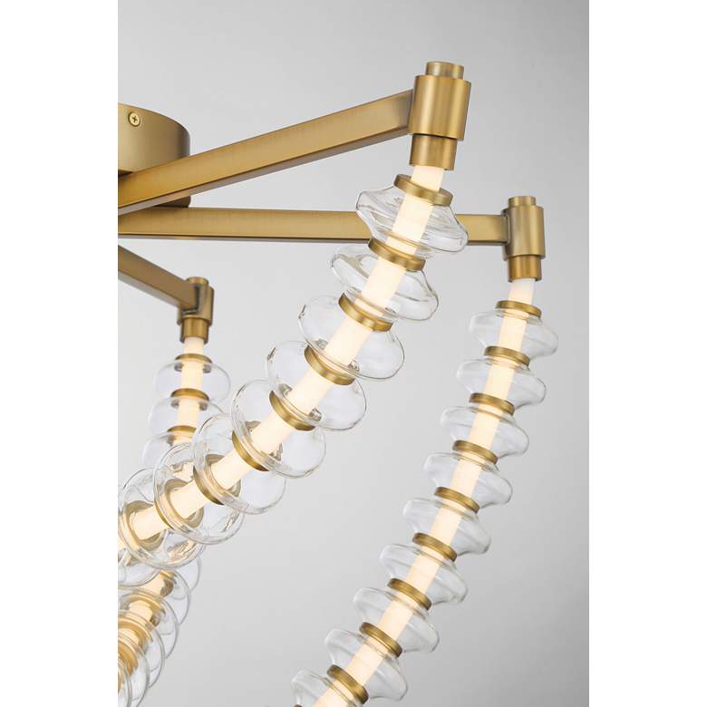 Image 4 Minka-Lavery Pearl LED 28-in Legacy Brass Indoor Flush Mount more views