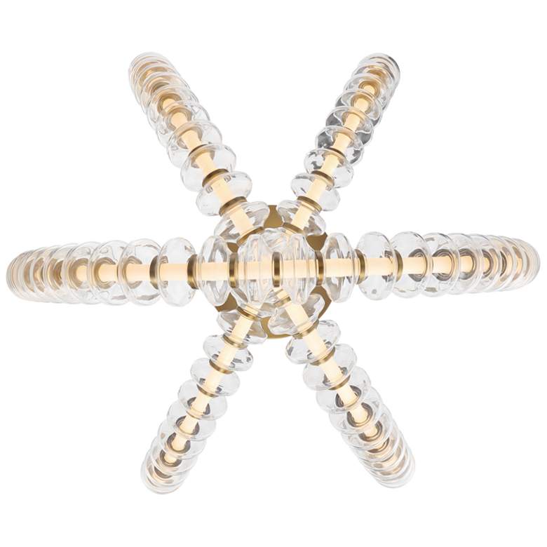 Image 5 Minka-Lavery Pearl LED 28-in Legacy Brass Indoor Flush Mount more views