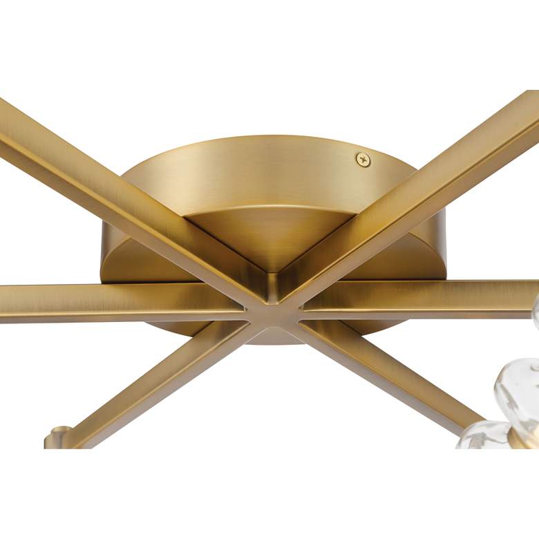 Image 6 Minka-Lavery Pearl LED 28-in Legacy Brass Indoor Flush Mount more views
