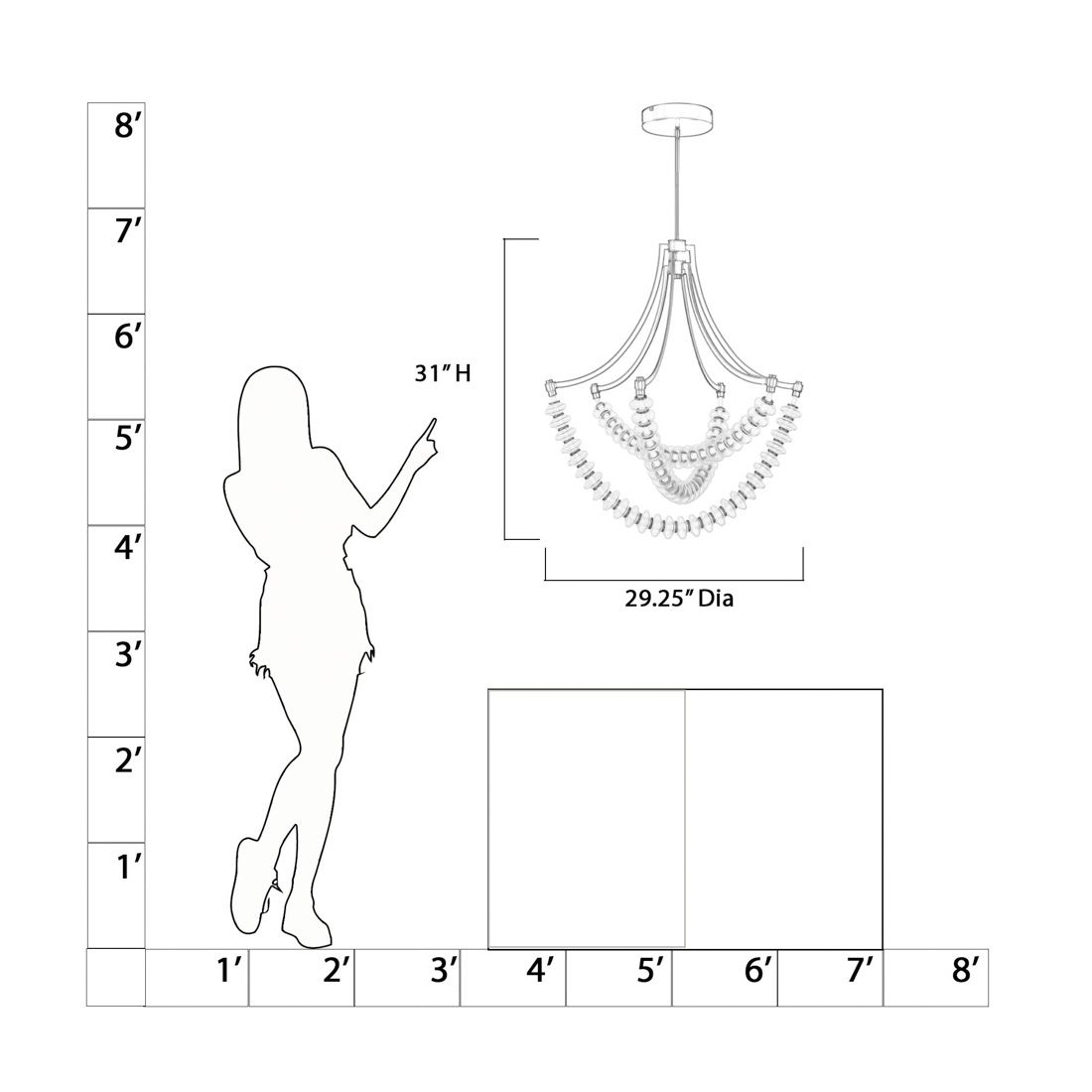 Image 5 Minka-Lavery Pearl LED 29.25-in Legacy Brass Chandelier with Glass Shade more views