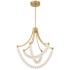 Minka-Lavery Pearl LED 29.25-in Legacy Brass Indoor Chandelier