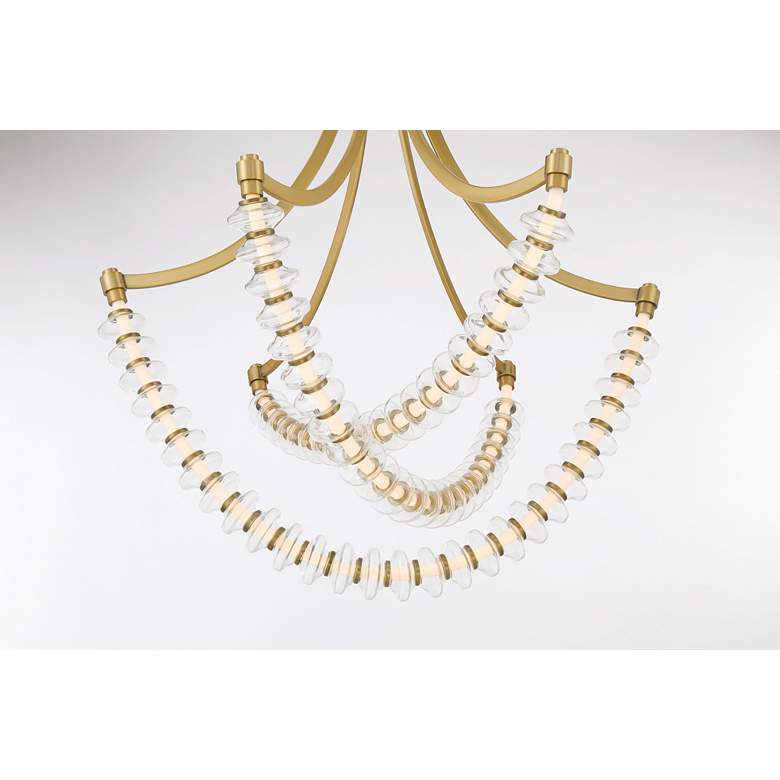 Image 3 Minka-Lavery Pearl LED 29.25-in Legacy Brass Indoor Chandelier more views