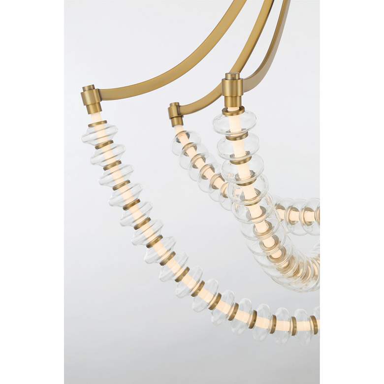 Image 4 Minka-Lavery Pearl LED 29.25-in Legacy Brass Indoor Chandelier more views