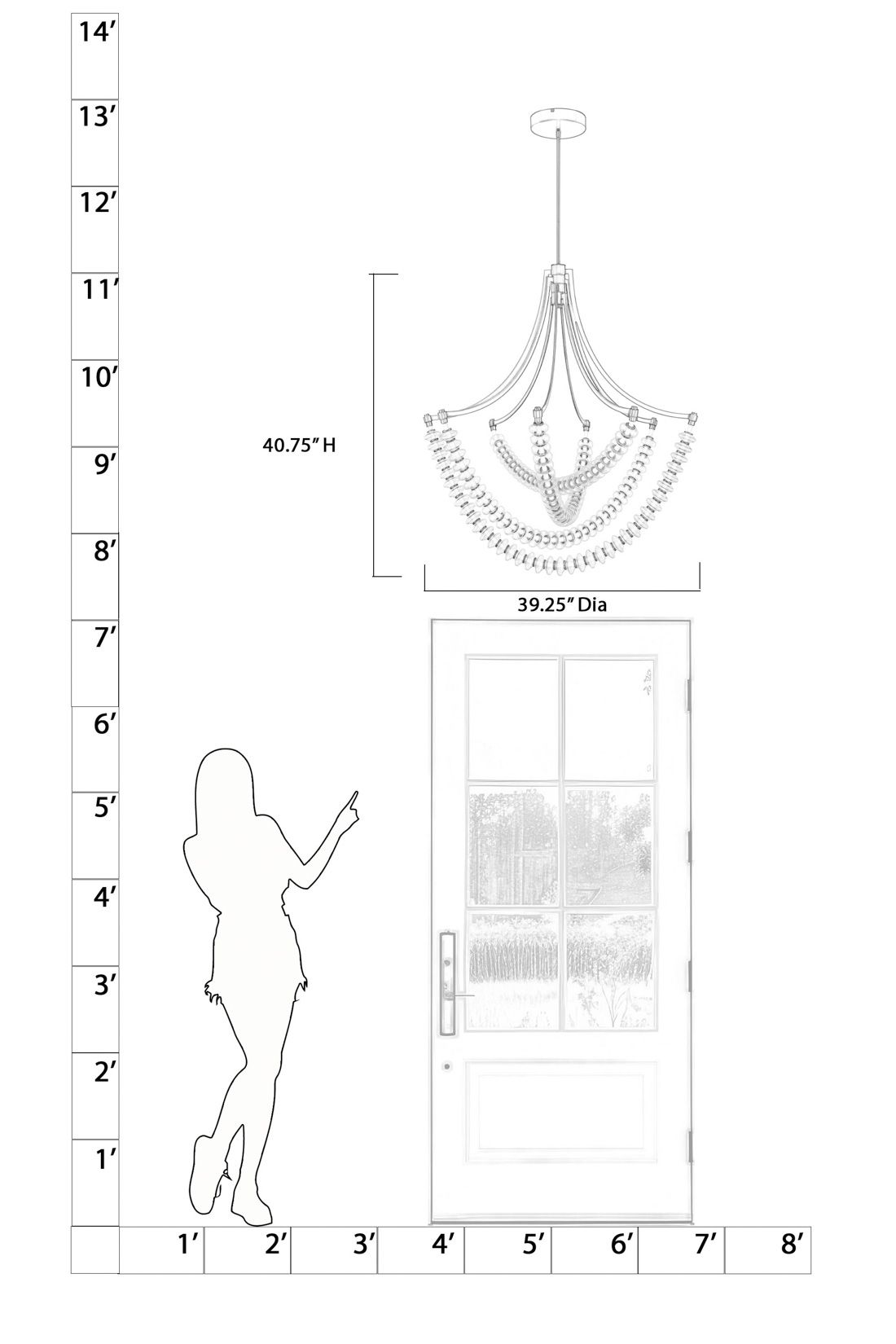 Image 5 Minka-Lavery Pearl LED 39.25-in Legacy Brass Chandelier with Glass Shade more views
