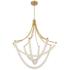 Minka-Lavery Pearl LED 49.25-in Legacy Brass Indoor Chandelier