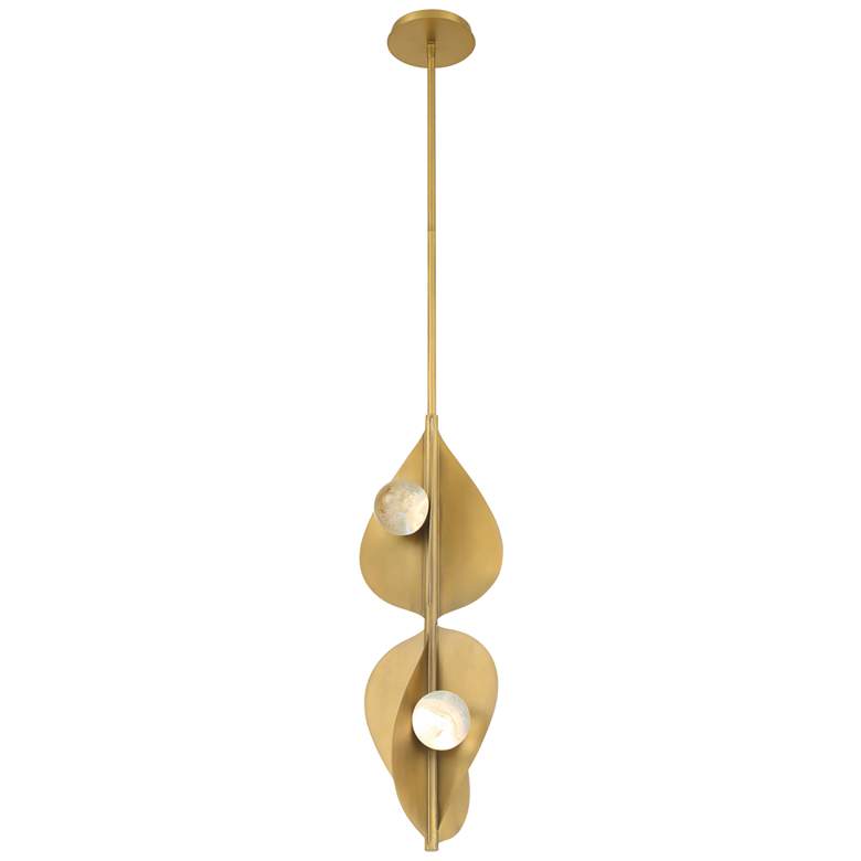 Image 4 Minka-Lavery Pod LED 8.25-in Legacy Brass Indoor Pendant more views