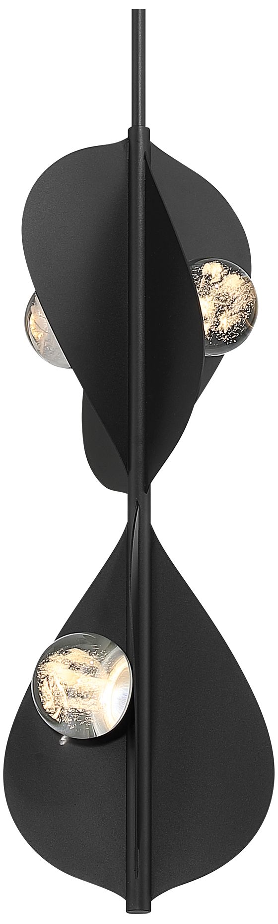 Thumbnail1 of Minka Lavery Pod LED 8.25-in Sand Coal Black Pendant with Glass Shade